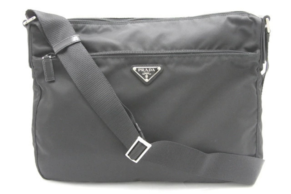 Prada Tessuto Crossbody Bag black